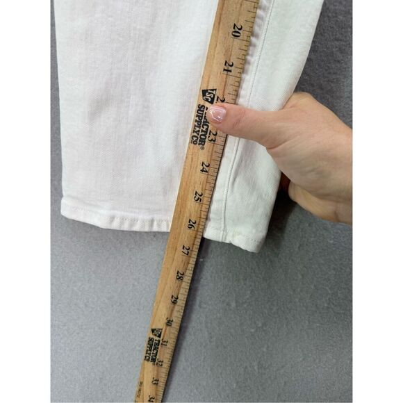 Madewell The Perfect Vintage Straight Jean Tile White Size 26P - Picture 5 of 10